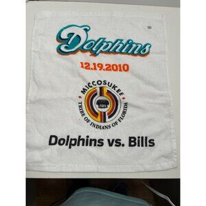 Miami Dolphins‎ Vs. Buffalo Bills 12.19.2010 Commemorative Towel NFL Licensed